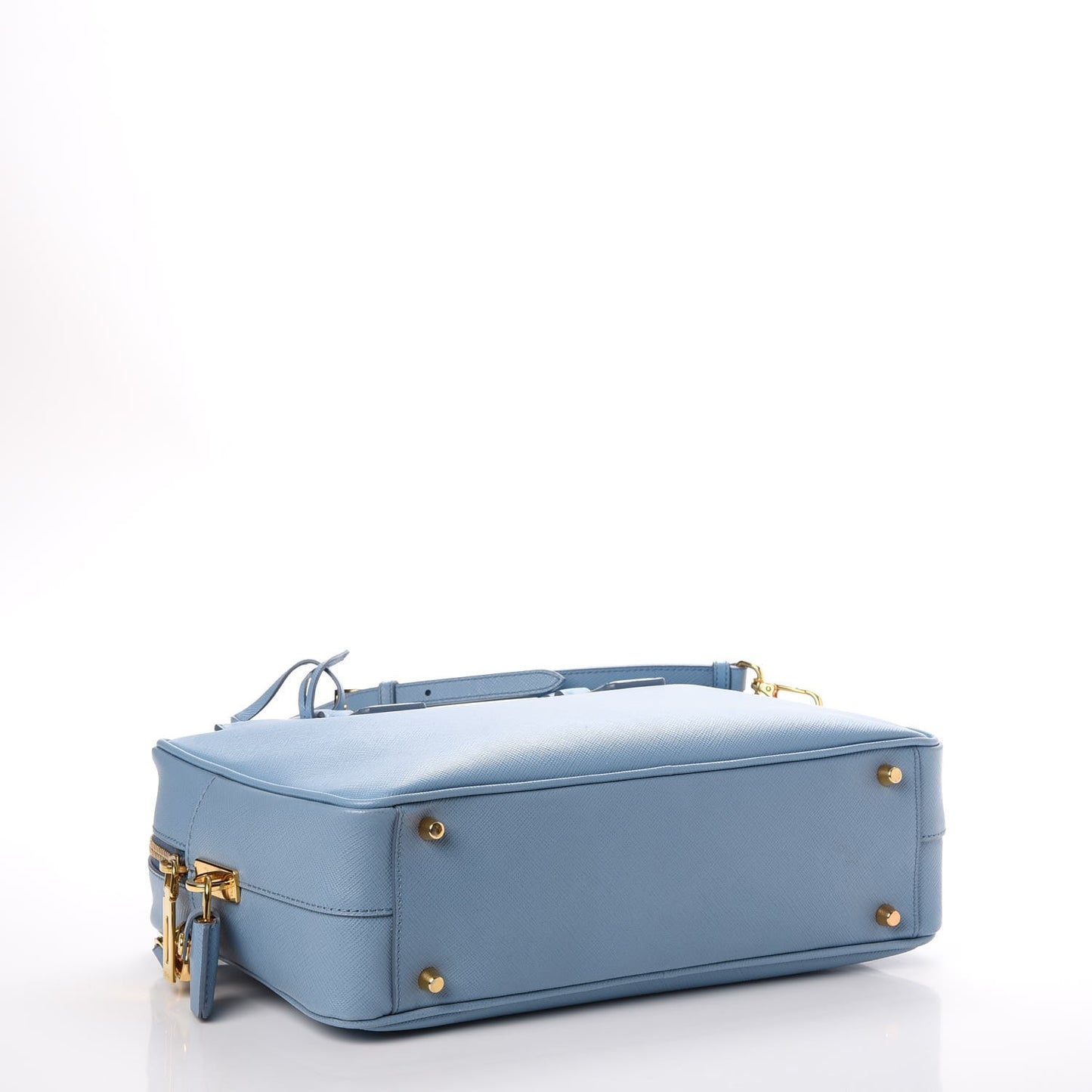 Saffiano Lux Petite Bowler Blue