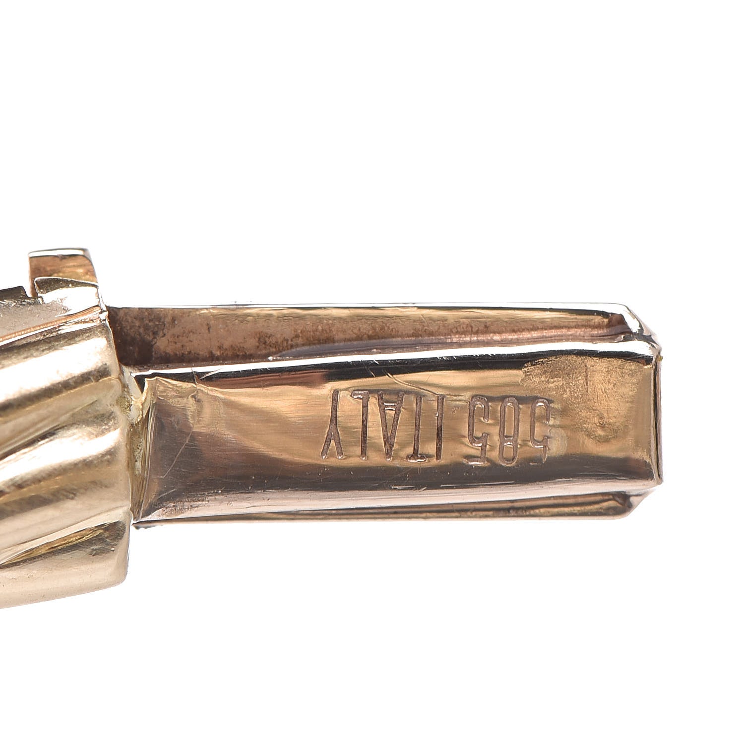 Tiffany 14K Yellow Gold Twist Bangle Bracelet 6 of 6