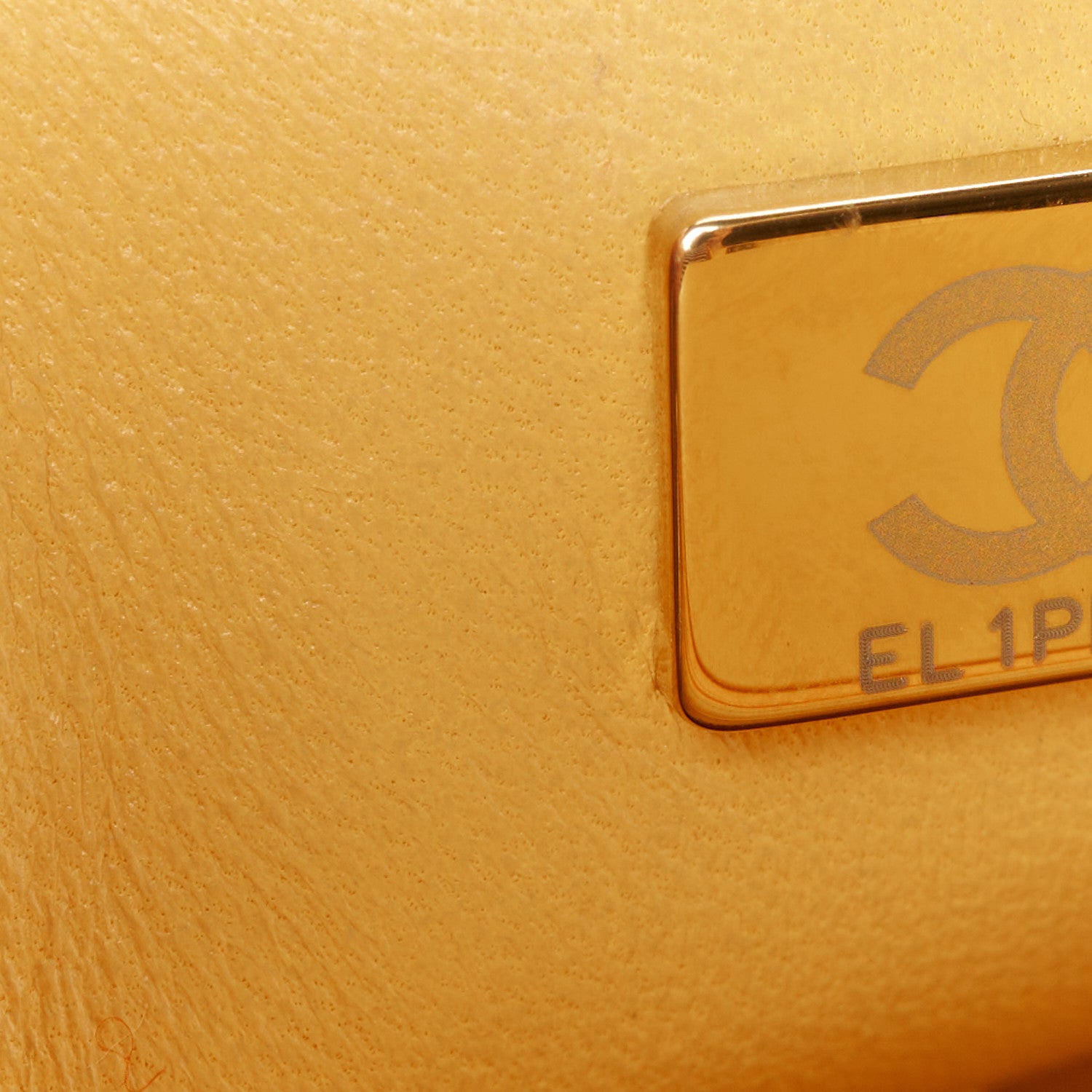 Chanel Lambskin Quilted Bi-Color Mini Top Handle Rectangular Flap Light Brown Yellow 8 of 12