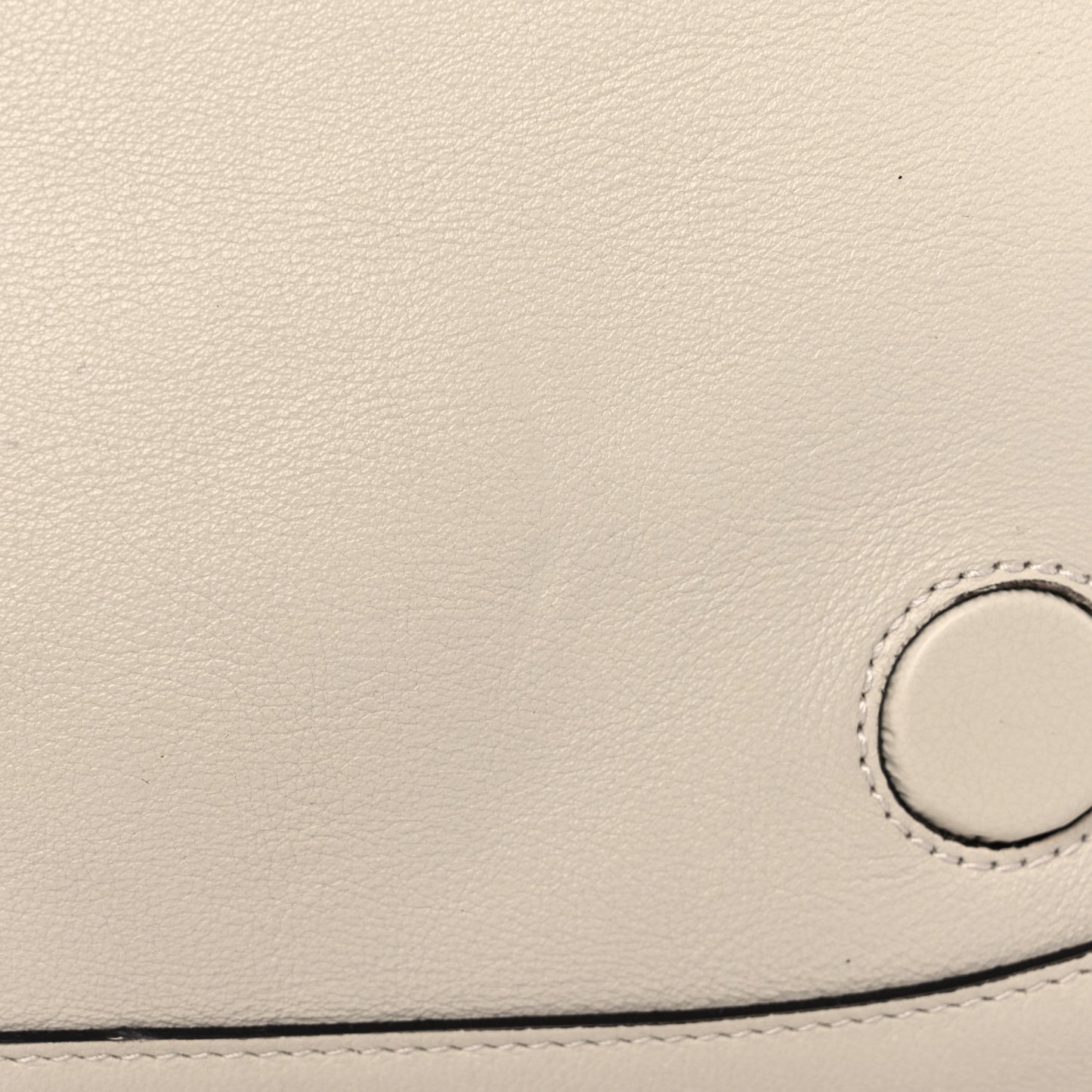 Roxy Calfskin Blondie Chain Shoulder Flap Bag Mystic White
