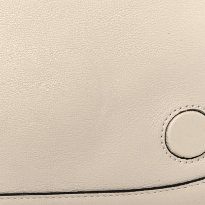 Gucci Roxy Calfskin Blondie Chain Shoulder Flap Bag Mystic White 9 of 9