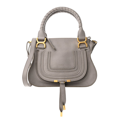 Chloe Calfskin Small Marcie Satchel Cashmere Grey 1 of 9