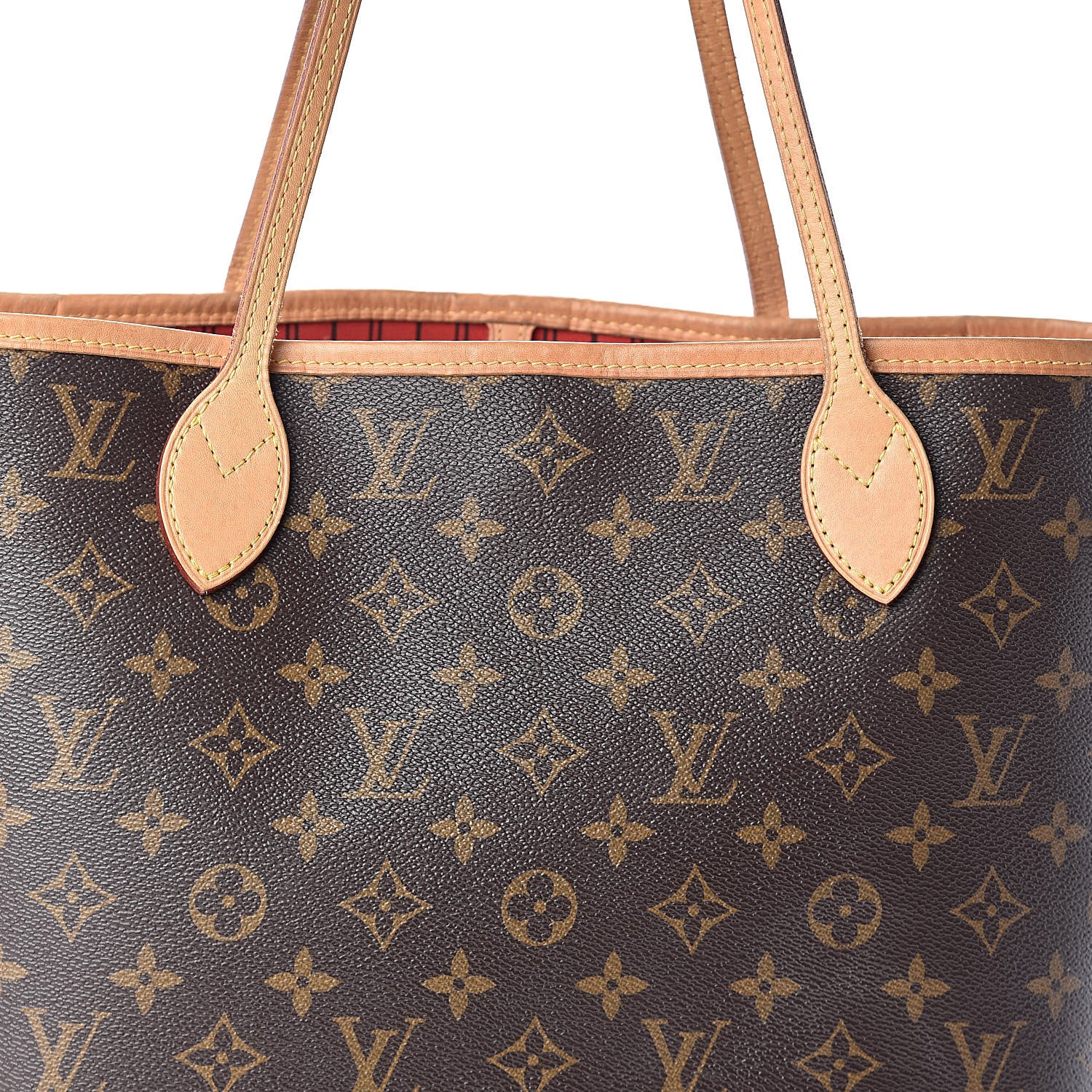 Louis Vuitton Monogram Neo Neverfull MM Cherry 9 of 11