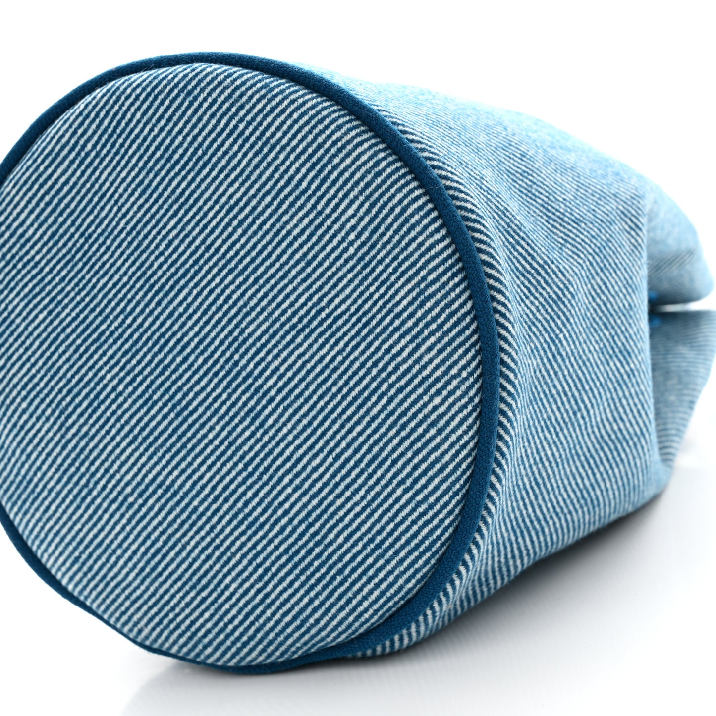 Toile H Canvas Les Cabanes Drawstring Duffle Bag Bleu Paon