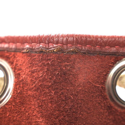 Hermes Taurillon Clemence Lunch Drawstring Bag Rouge H 7 of 10