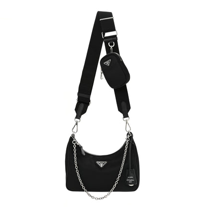 Prada Nylon Re-Edition 2005 Shoulder Bag Black 1 of 10