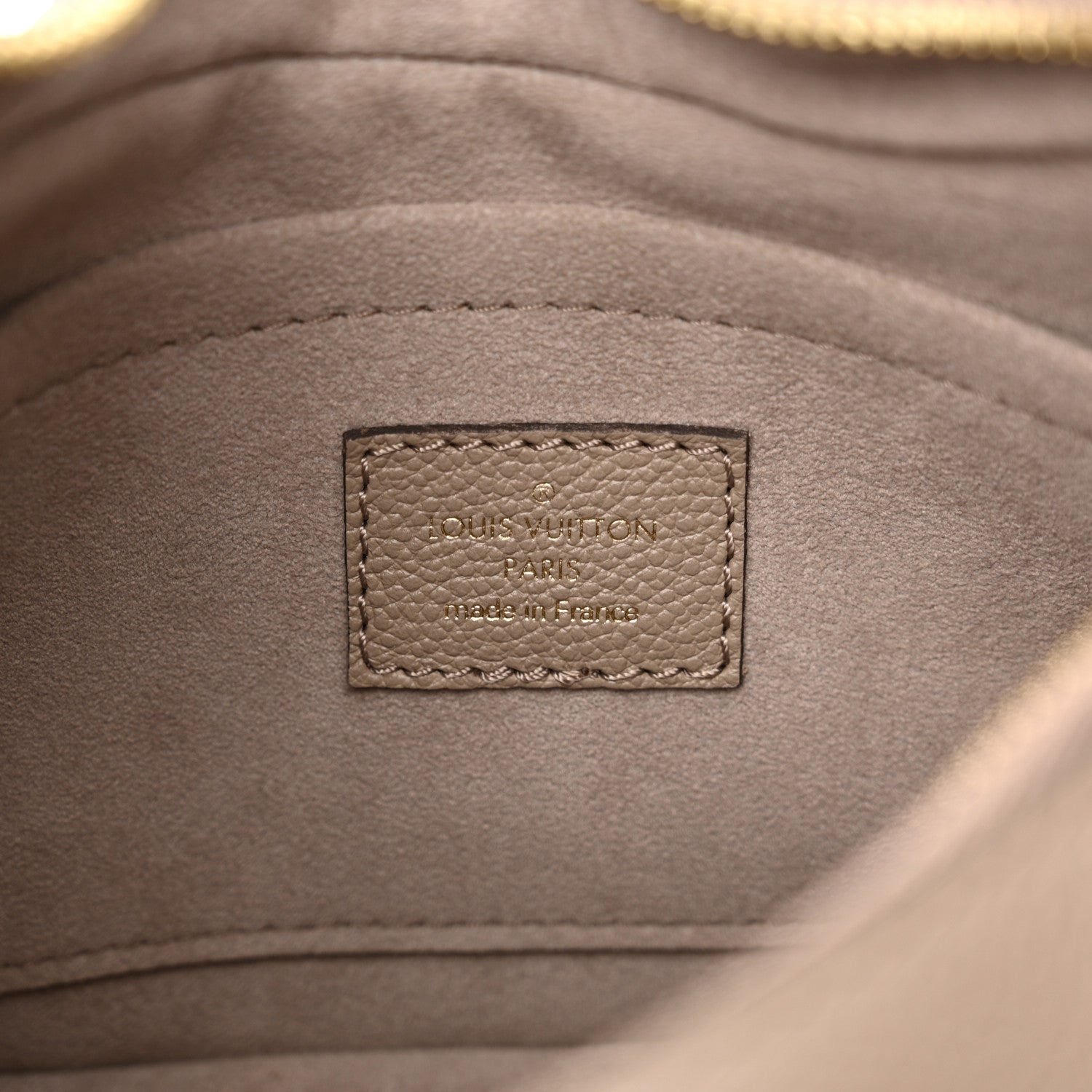 Louis Vuitton Empreinte Monogram Giant Bagatelle NM Tourterelle Creme 6 of 12