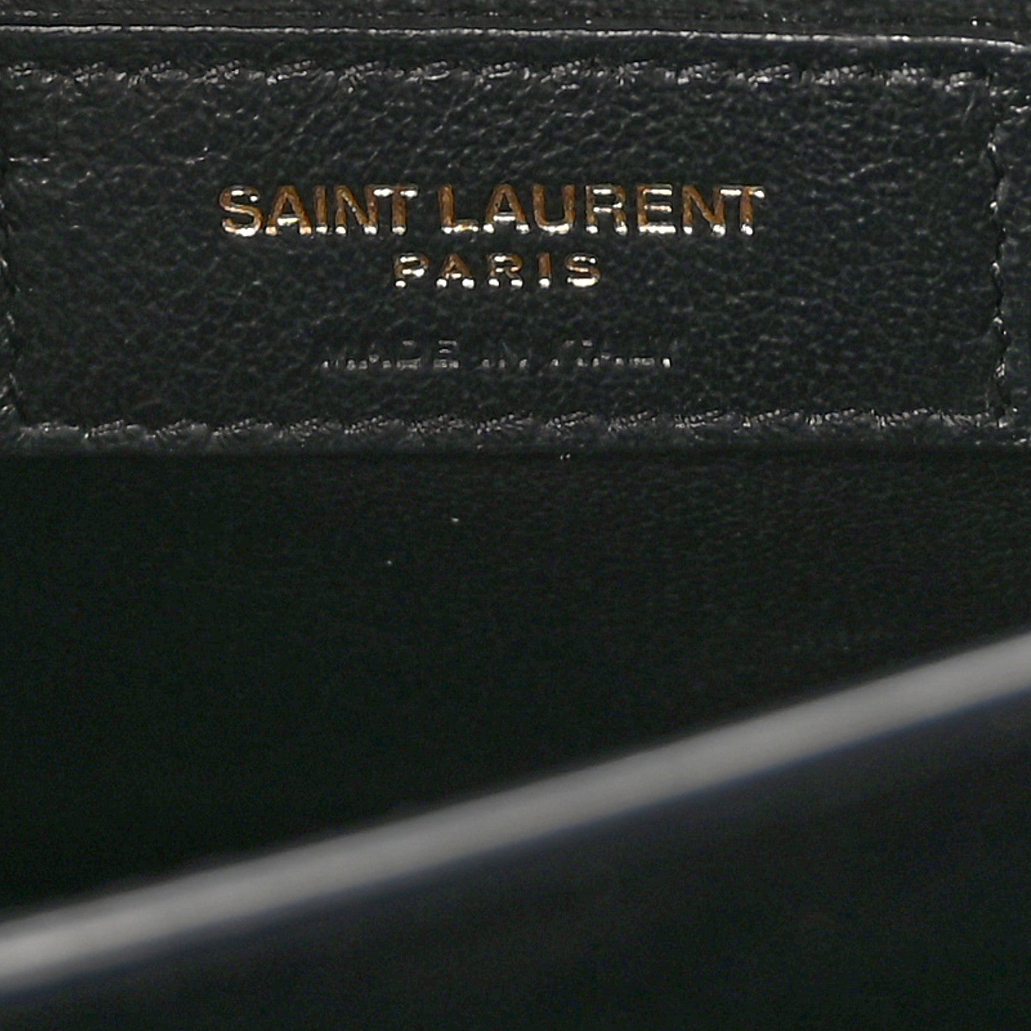 Saint Laurent Coated Bark Calfskin Medium Monogram Sunset Black 6 of 9