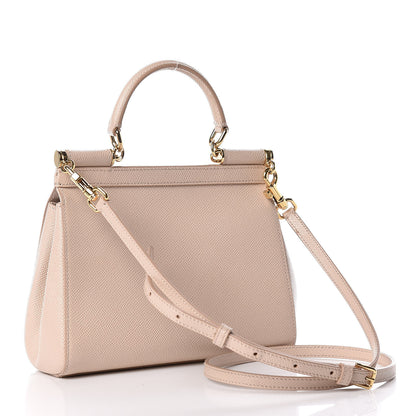 Dolce & Gabbana Dauphine Small Miss Sicily Satchel Rosa Carne 3 of 8