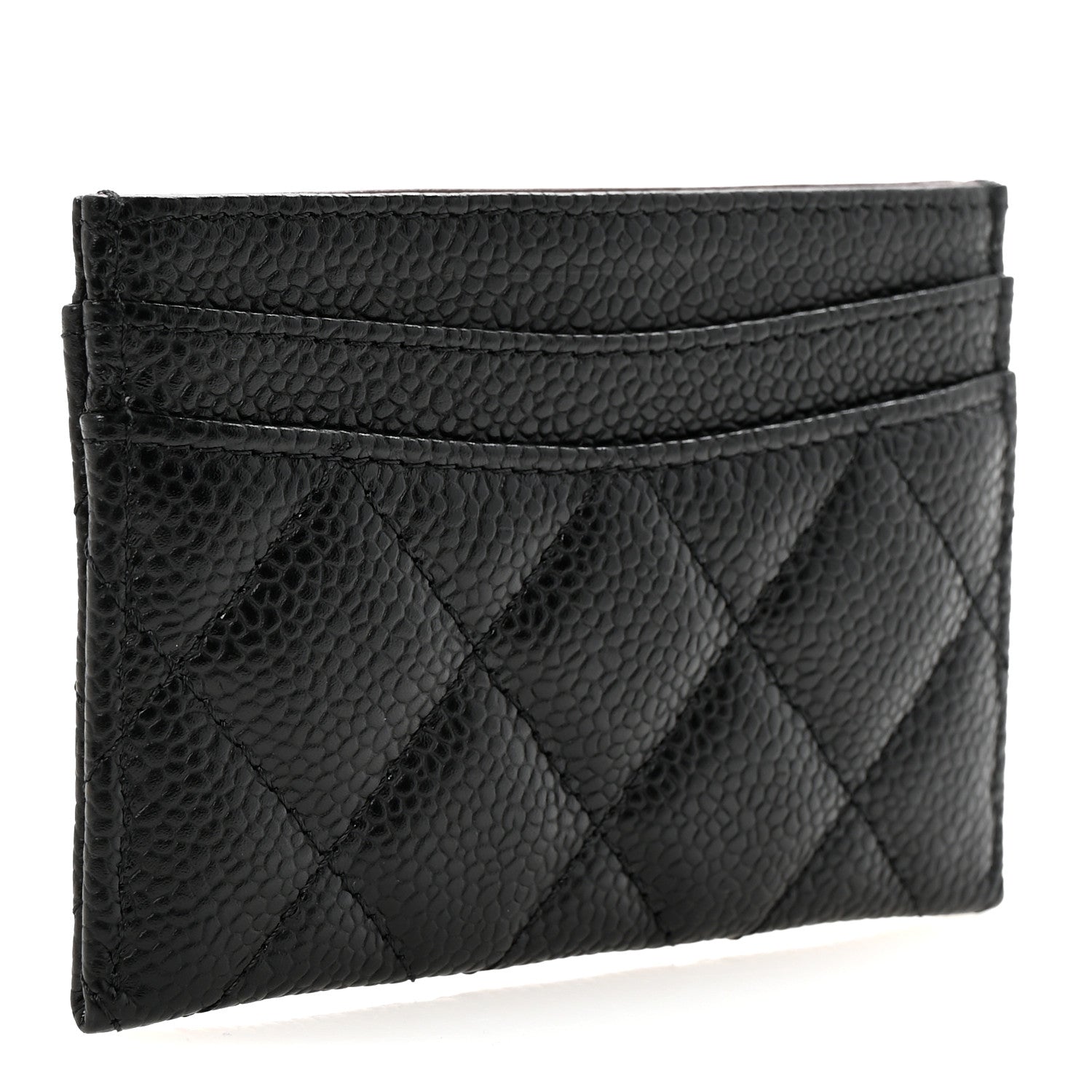 Chanel Caviar Quilted Card Holder Black 3 of 7