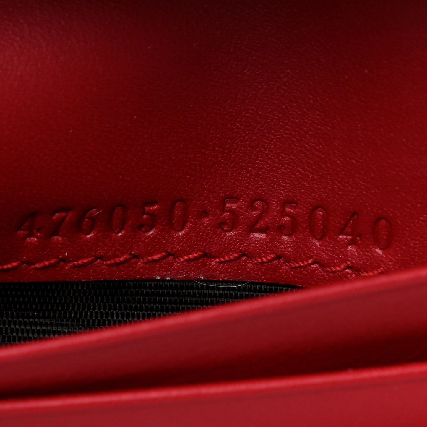 GG Supreme Monogram Cherry Embellished Card Case Wallet Hibiscus Red