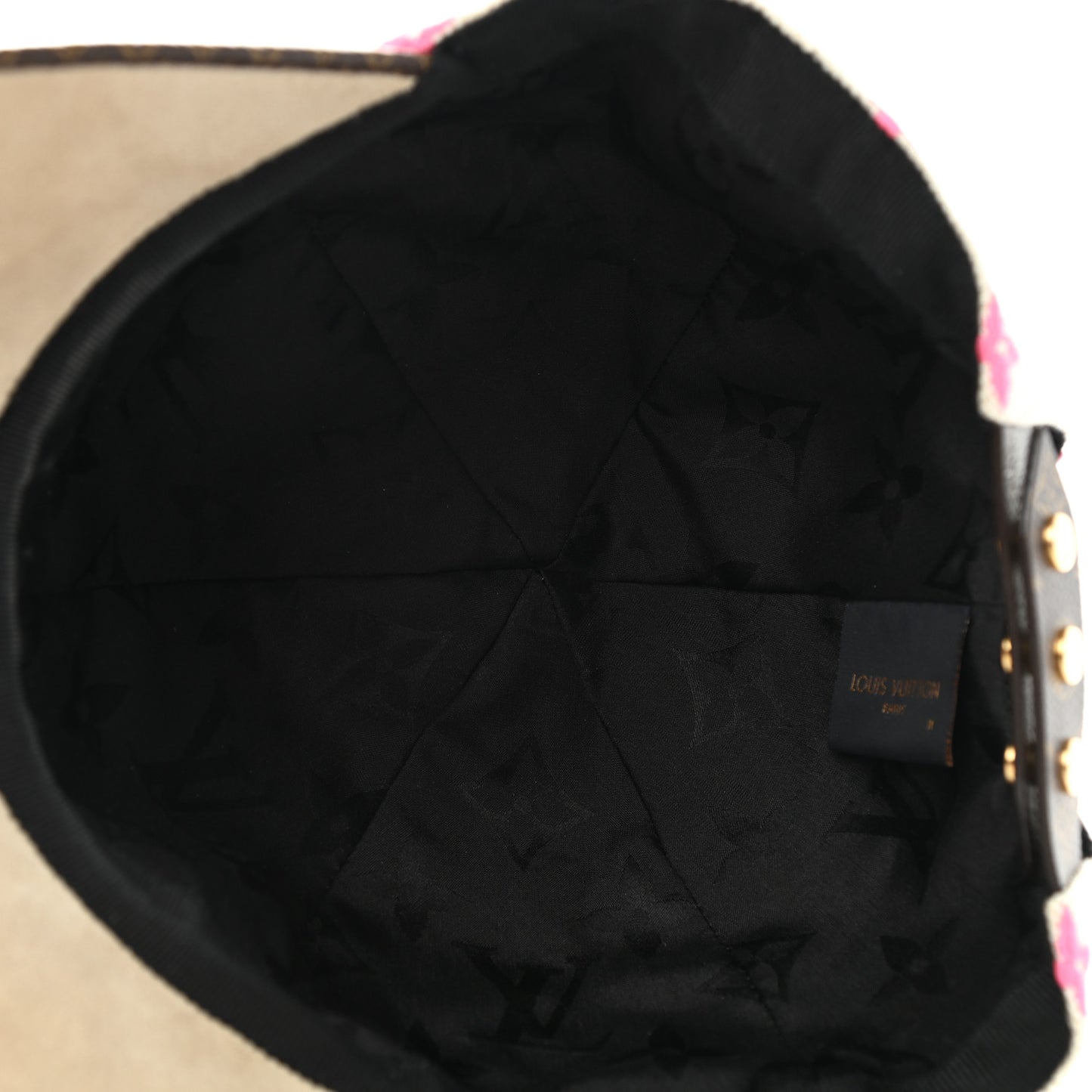 Canvas Monogram Starboard Cap M Pink
