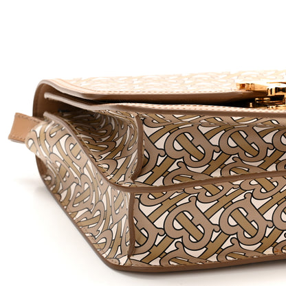 Burberry Calfskin Monogram Medium TB Bag Beige 9 of 10