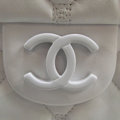 Chanel Quilted Lambskin Large Hidden Chain Tote White 13 of 13