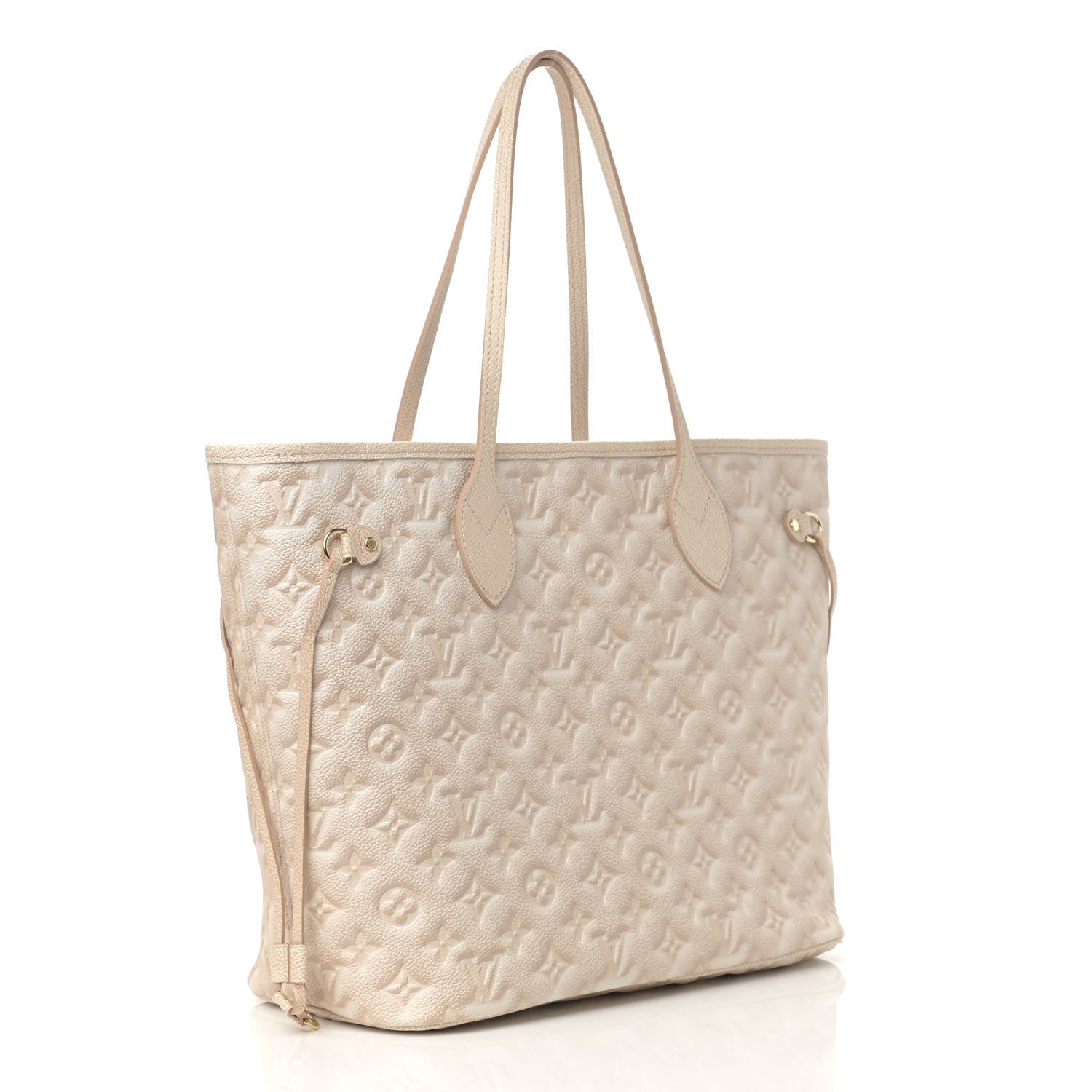 Louis Vuitton Empreinte Monogram Summer Stardust Neverfull MM Beige Clair 4 of 10