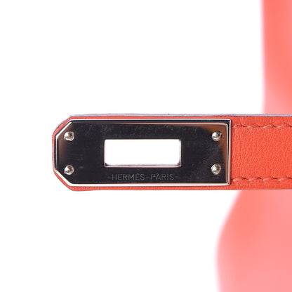 Hermes Swift Birkin 25 Capucine 27 of 36
