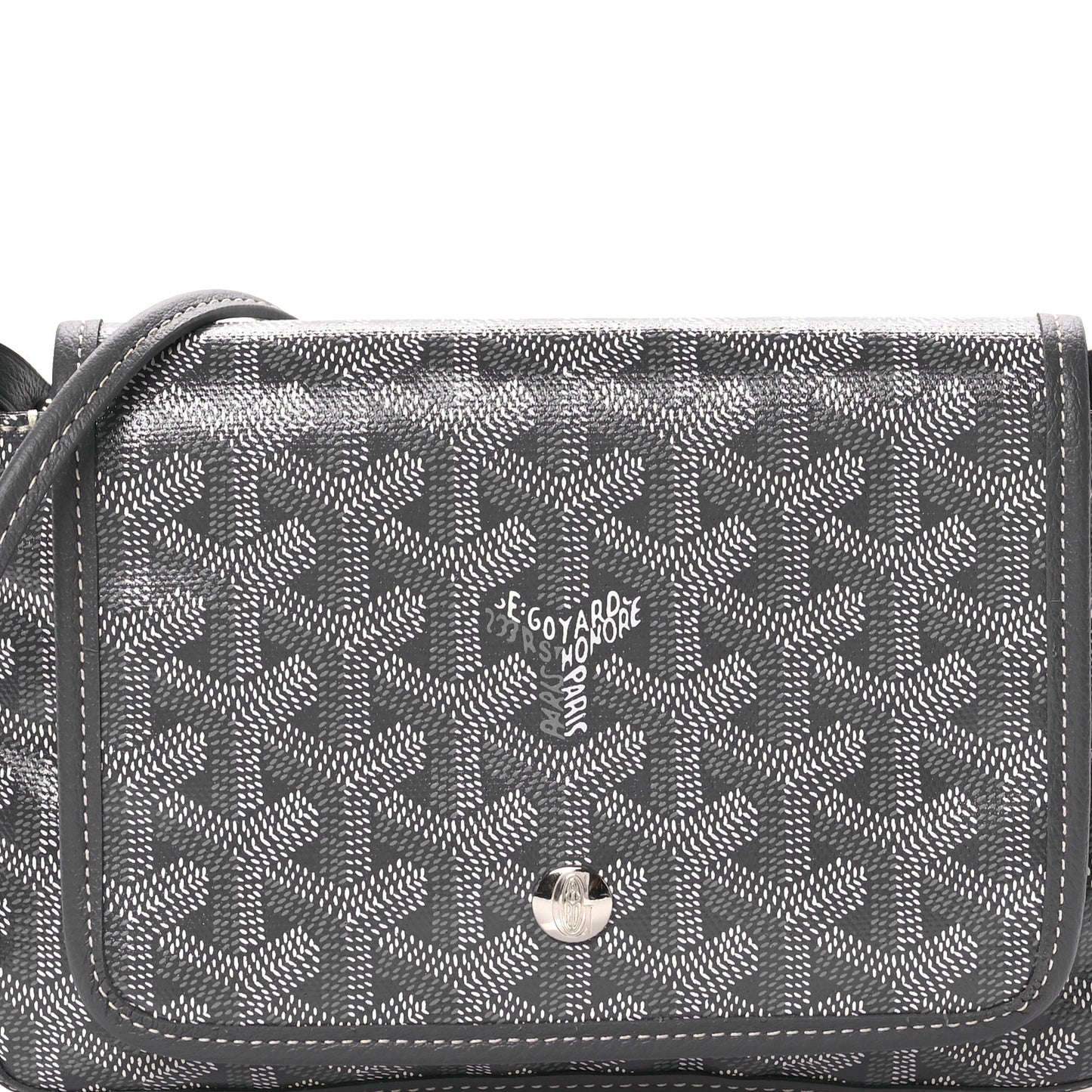 Goyardine Plumet Wallet Clutch Grey
