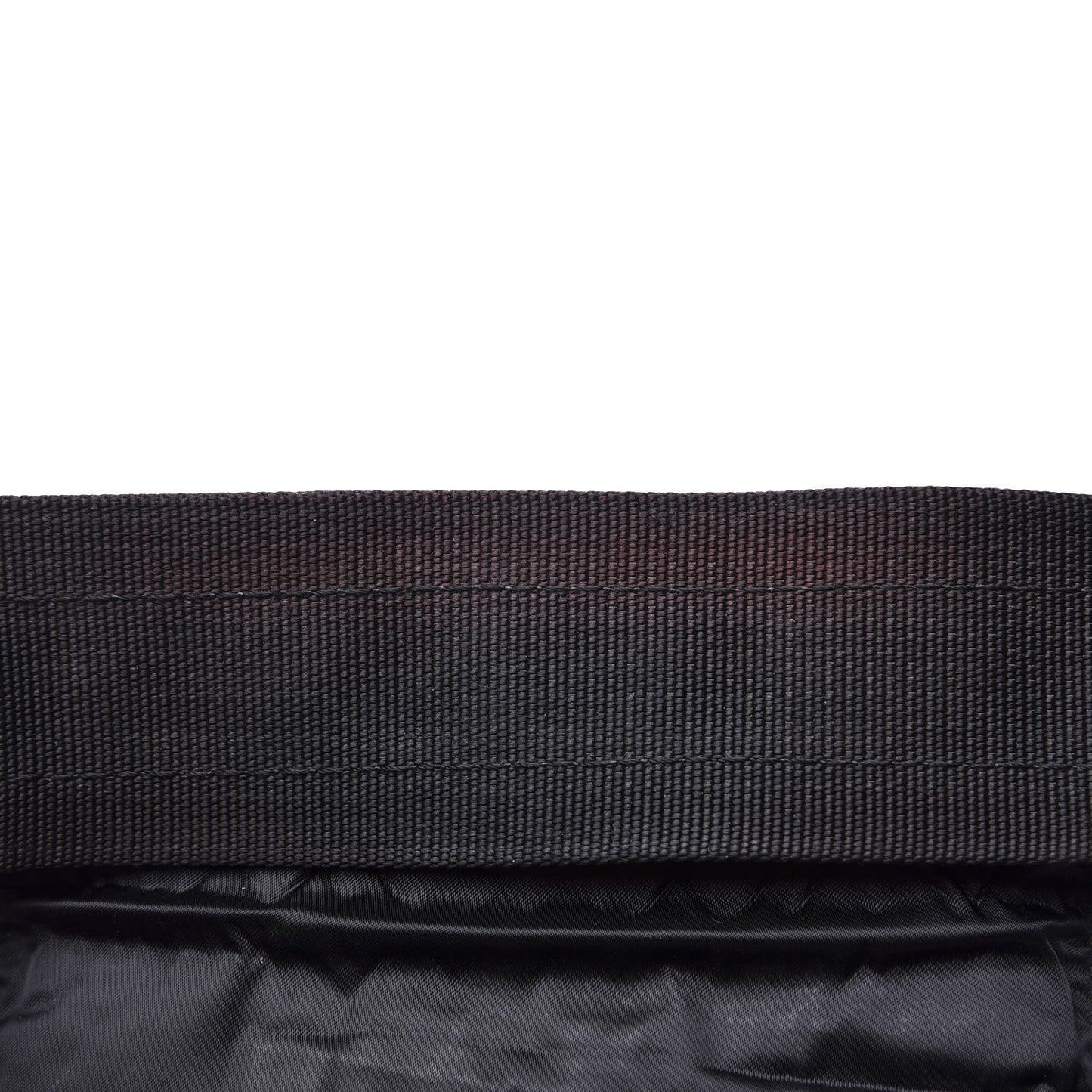 Nylon Quilted Logo Duffel Black