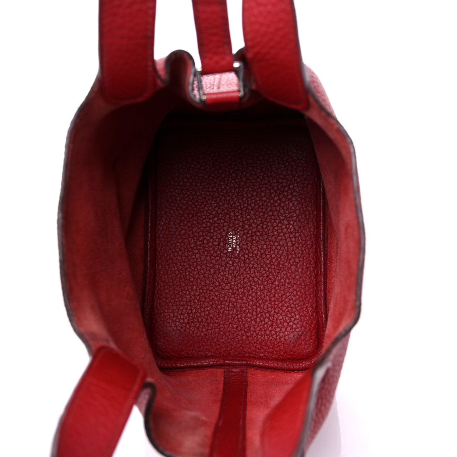 Hermes Taurillon Clemence Picotin Lock 18 PM Rouge Casaque 5 of 17
