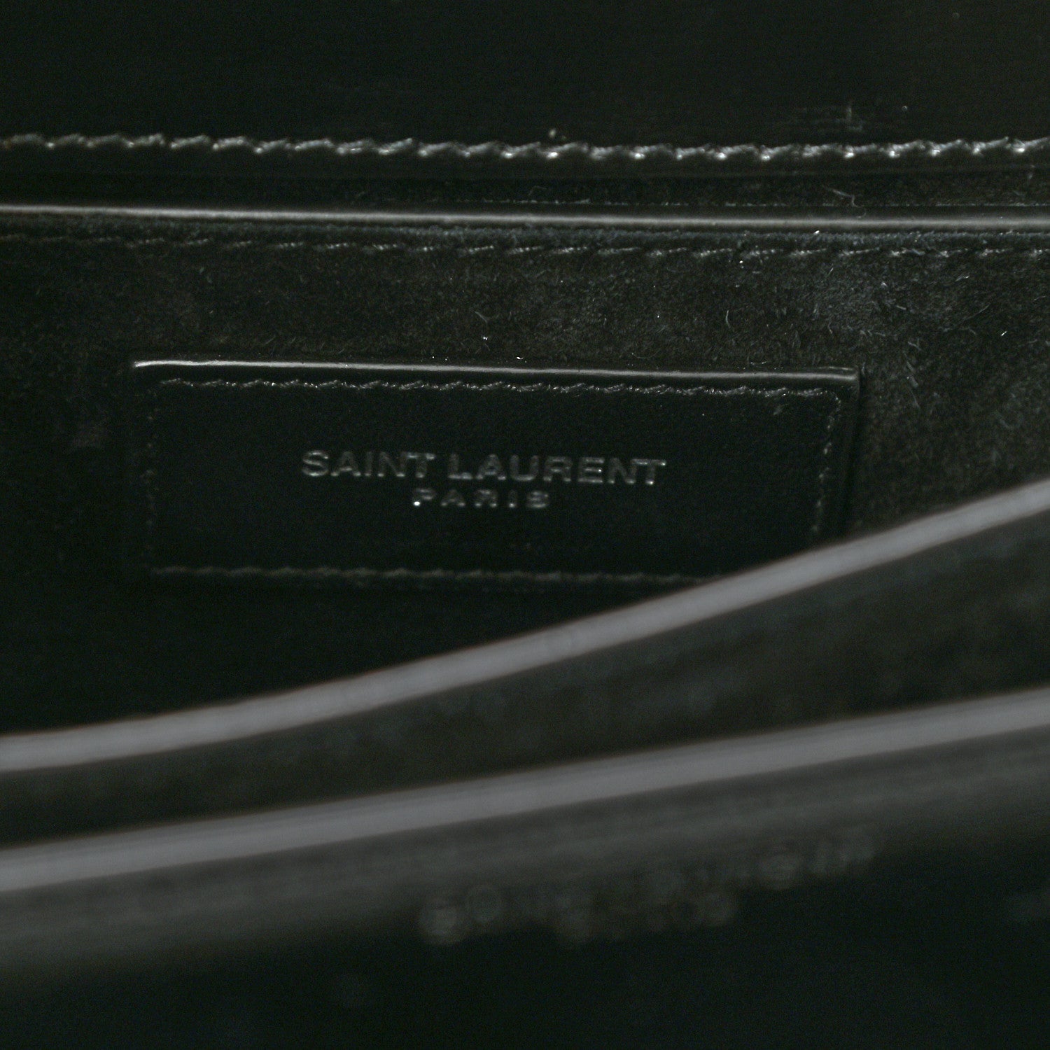 Saint Laurent Calfskin Medium Monogram Sunset Black 6 of 7