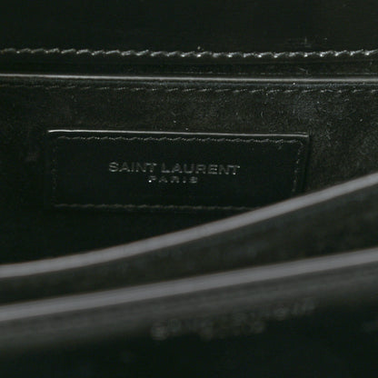 Saint Laurent Calfskin Medium Monogram Sunset Black 6 of 7