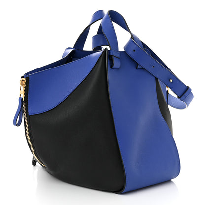 Loewe Calfskin Medium Hammock Shoulder Bag Electric Blue Black 3 of 13