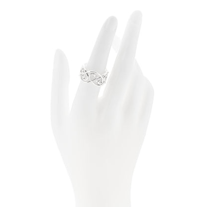 Tiffany Sterling Silver Paloma Picasso Loving Heart Band Ring 54 7 2 of 4