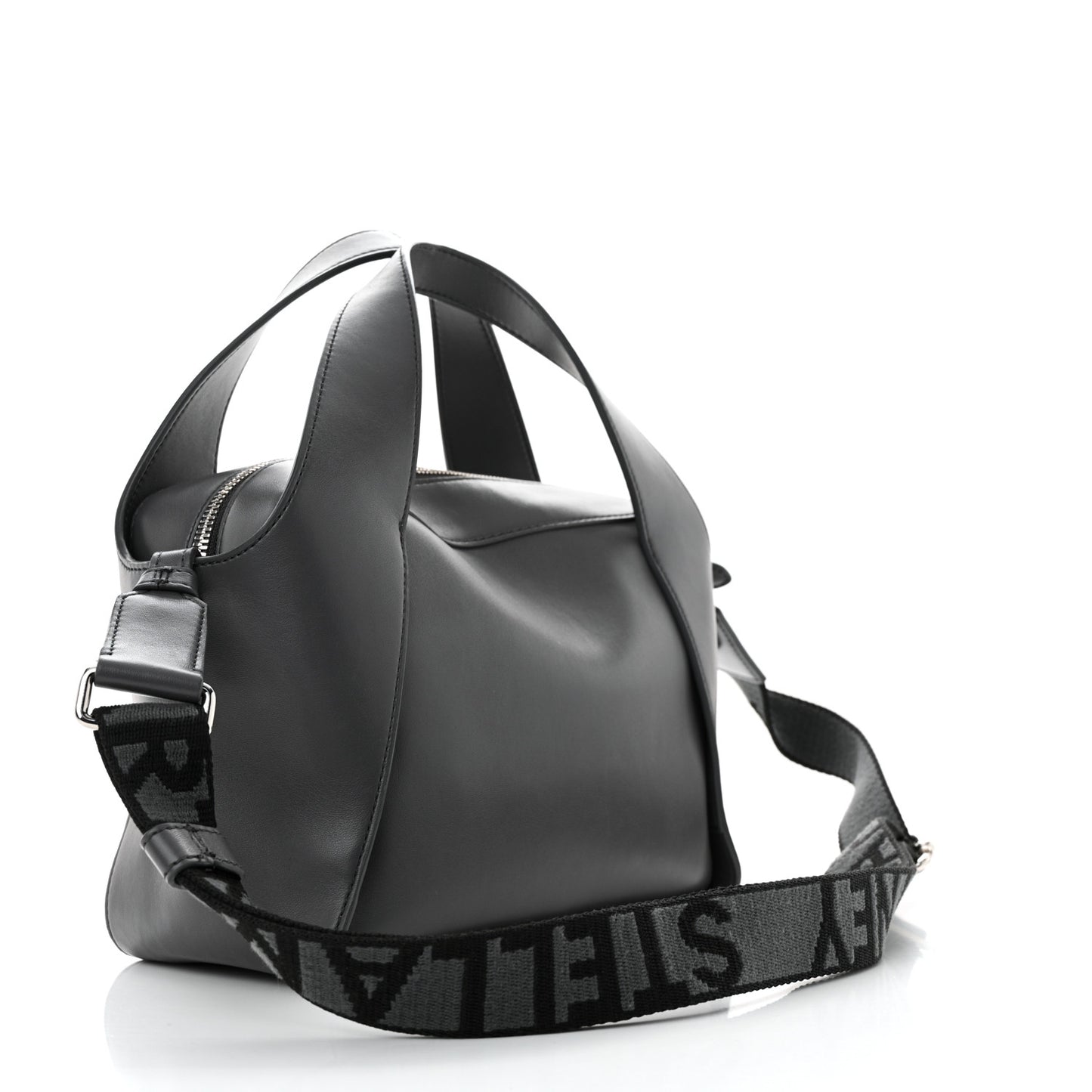Eco Alter Mat Medium Logo Perforated Tote Dark Grey