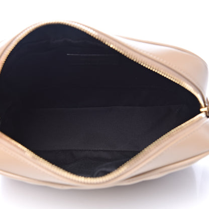 Saint Laurent Calfskin Matelasse Monogram Lou Camera Bag Dusty Grey 5 of 10