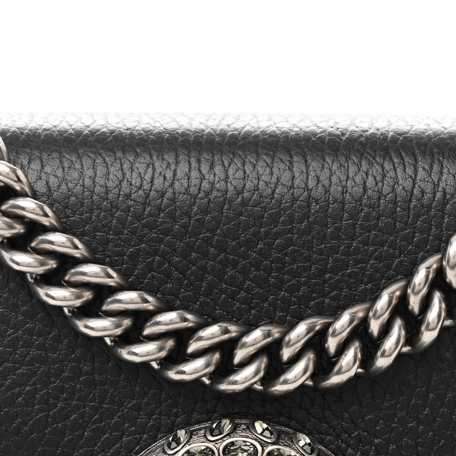 Gucci Calfskin Mini Dionysus Shoulder Bag Black 8 of 11