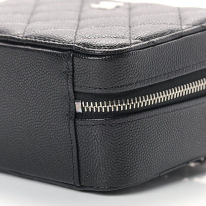 Chanel Caviar Quilted CC Vanity Case With Chain Black 9 of 9