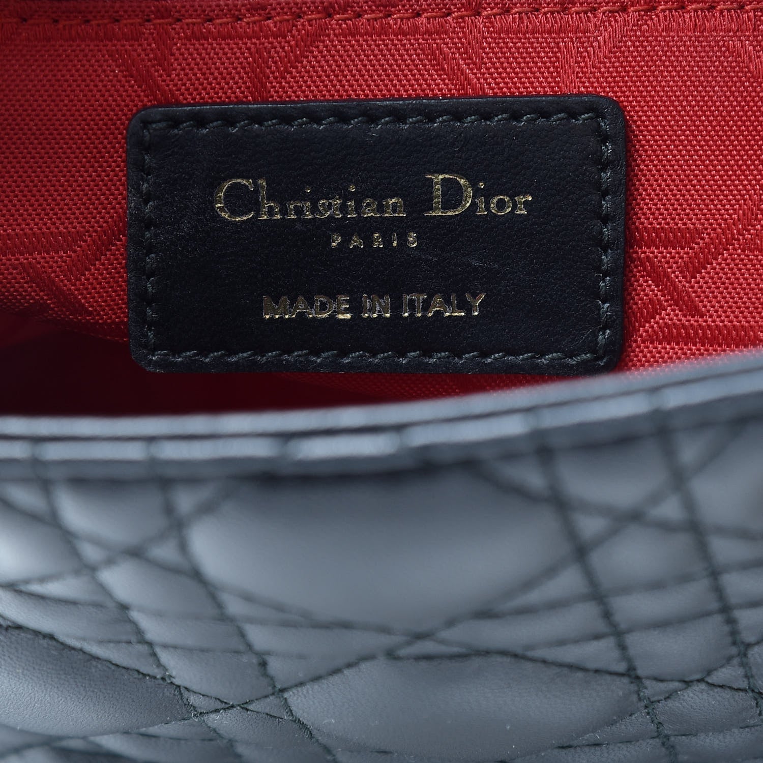 Christian Dior Lambskin Cannage Small My ABCDior Lady Dior Black 6 of 13