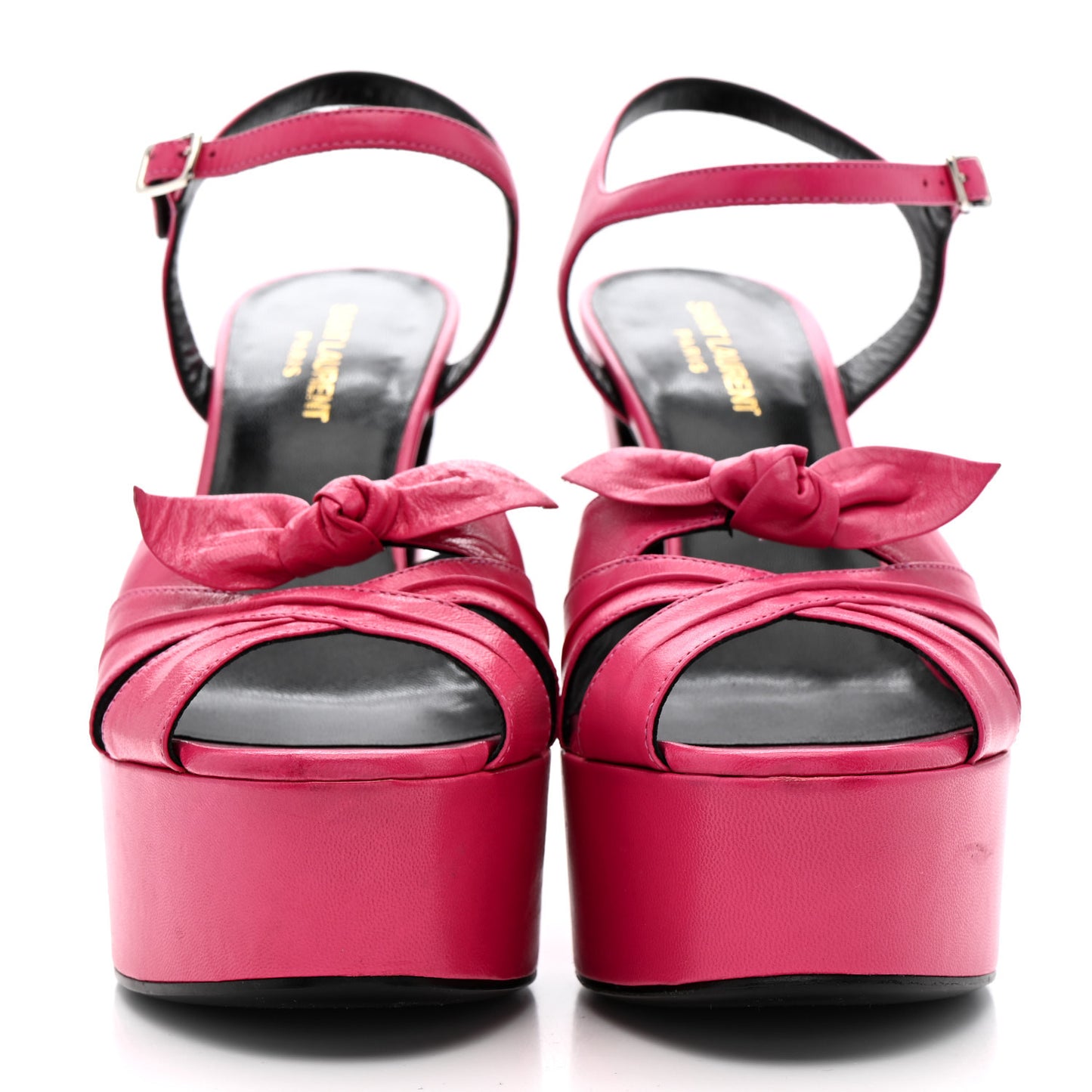 Goatskin Candy 80 Platform Sandals 39.5 Bubblegum