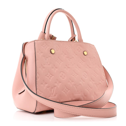 Louis Vuitton Empreinte Montaigne BB Rose Poudre 3 of 9