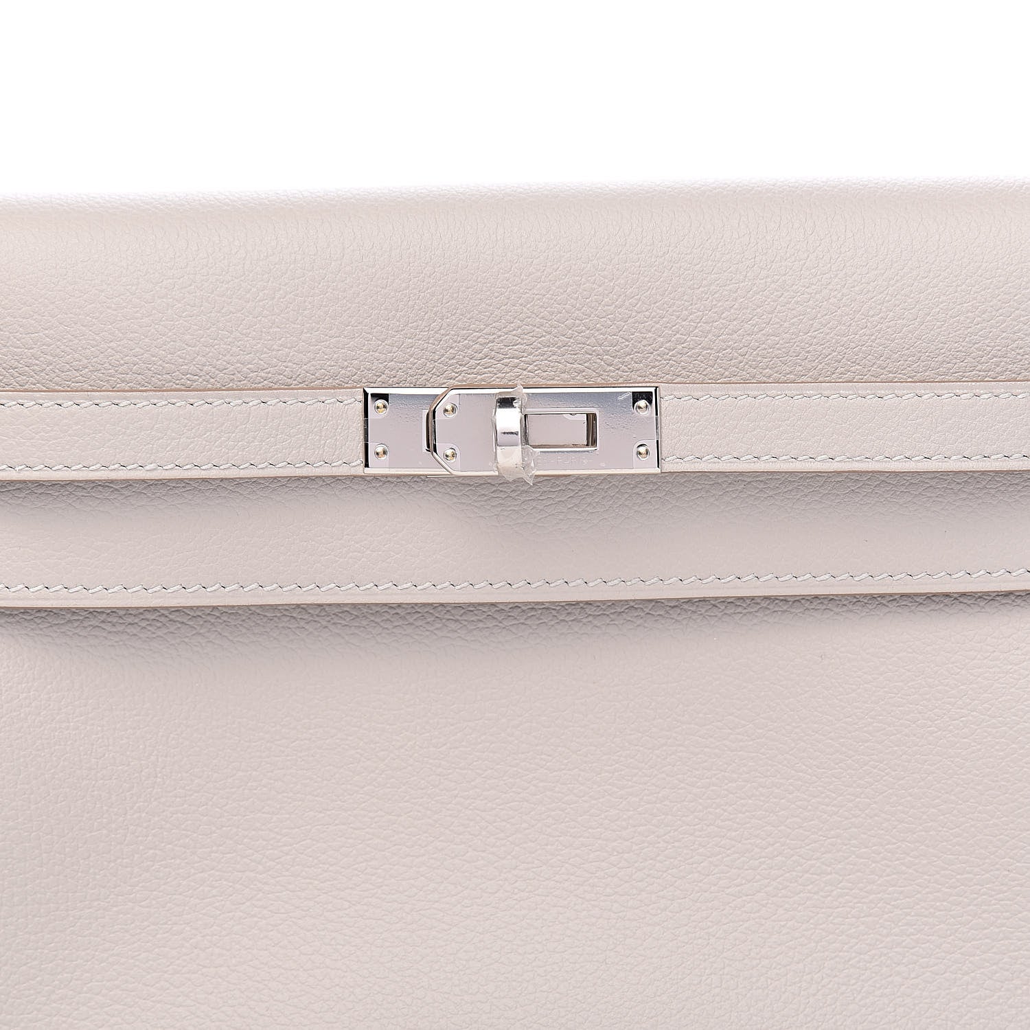 Hermes Evercolor Kelly Danse Belt Bag Gris Perle 7 of 8