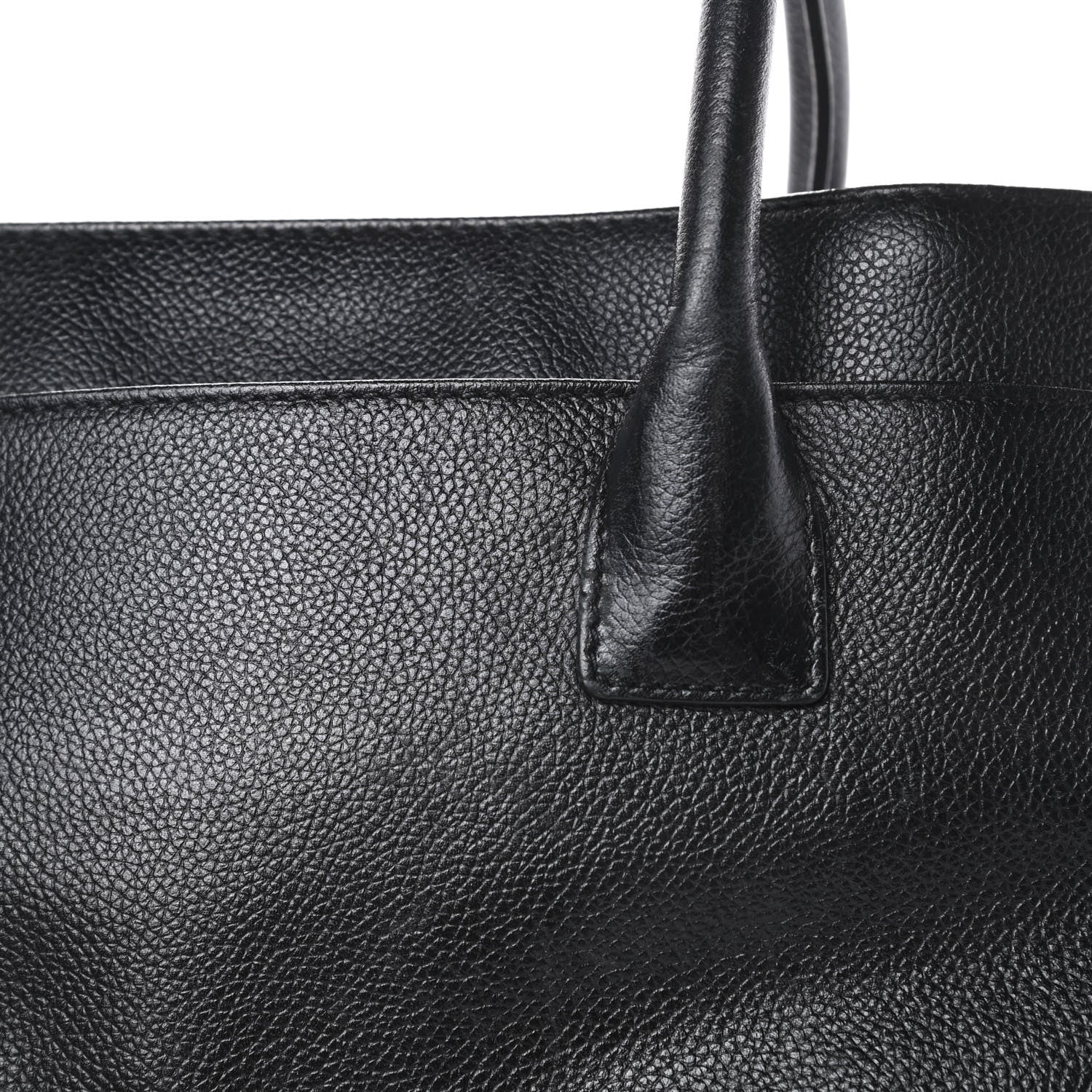Chanel Calfskin Tall Cerf Tote Black 19 of 22