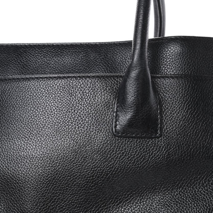 Chanel Calfskin Tall Cerf Tote Black 19 of 22
