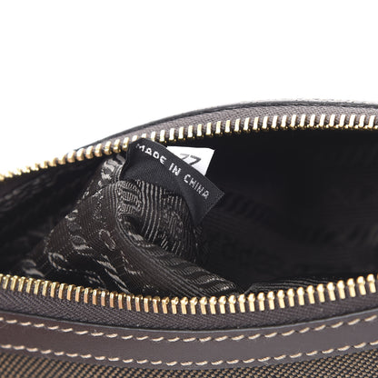 Prada Jacquard Logo Pouch Corda Bruciato 6 of 7