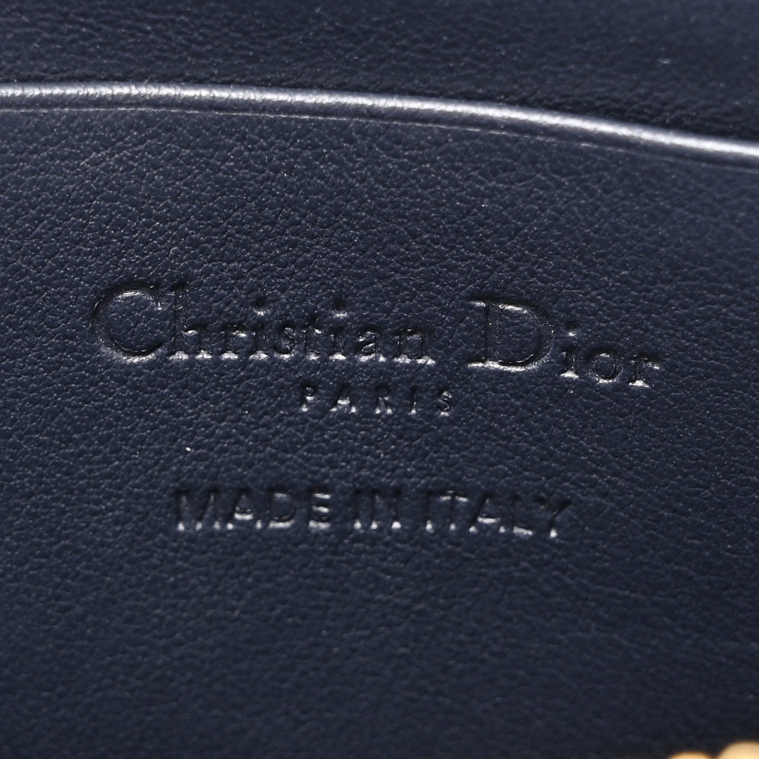 Christian Dior Calfskin I Love Paris Phone Holder Blue Red 6 of 11
