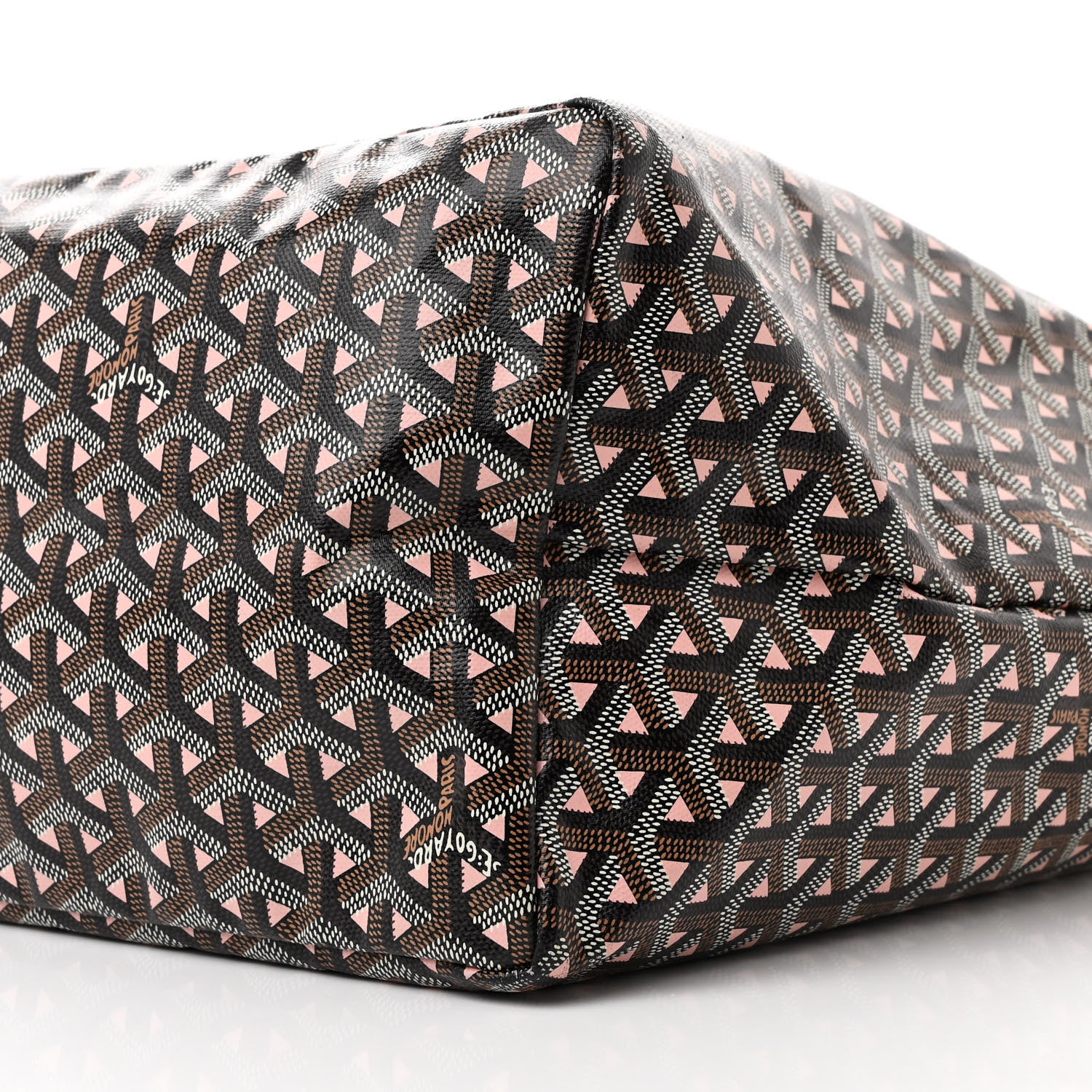 Goyard Goyardine Saint Louis Claire Voie GM Black Pink 12 of 12