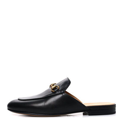 Gucci Calfskin Womens Princetown Slippers 36.5 Black 1 of 11