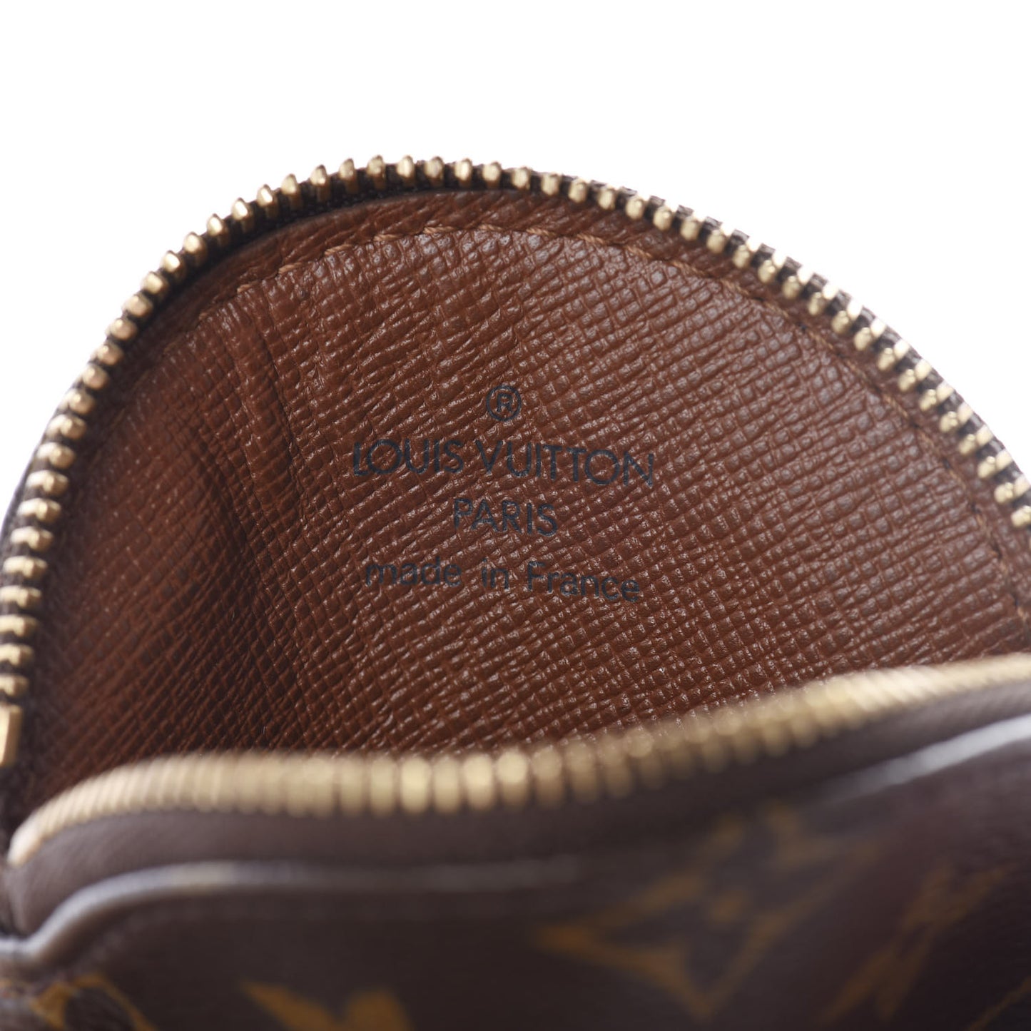 Monogram Round Coin Purse