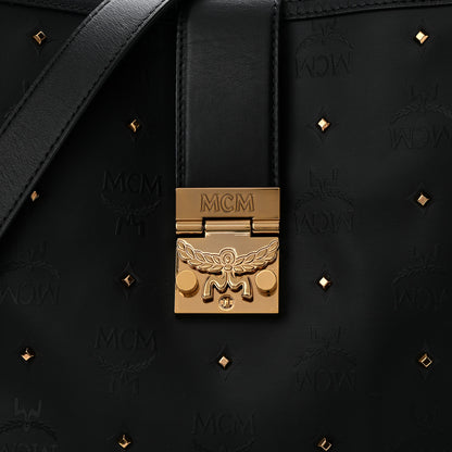 MCM Odeon Claudia Studs Crossbody Bag Black 6 of 9