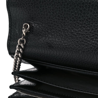 Gucci Calfskin Mini Dionysus Chain Wallet Black 12 of 12
