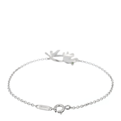 Tiffany Sterling Silver Tsavorite Save the Wild Elephant Bracelet 2 of 4