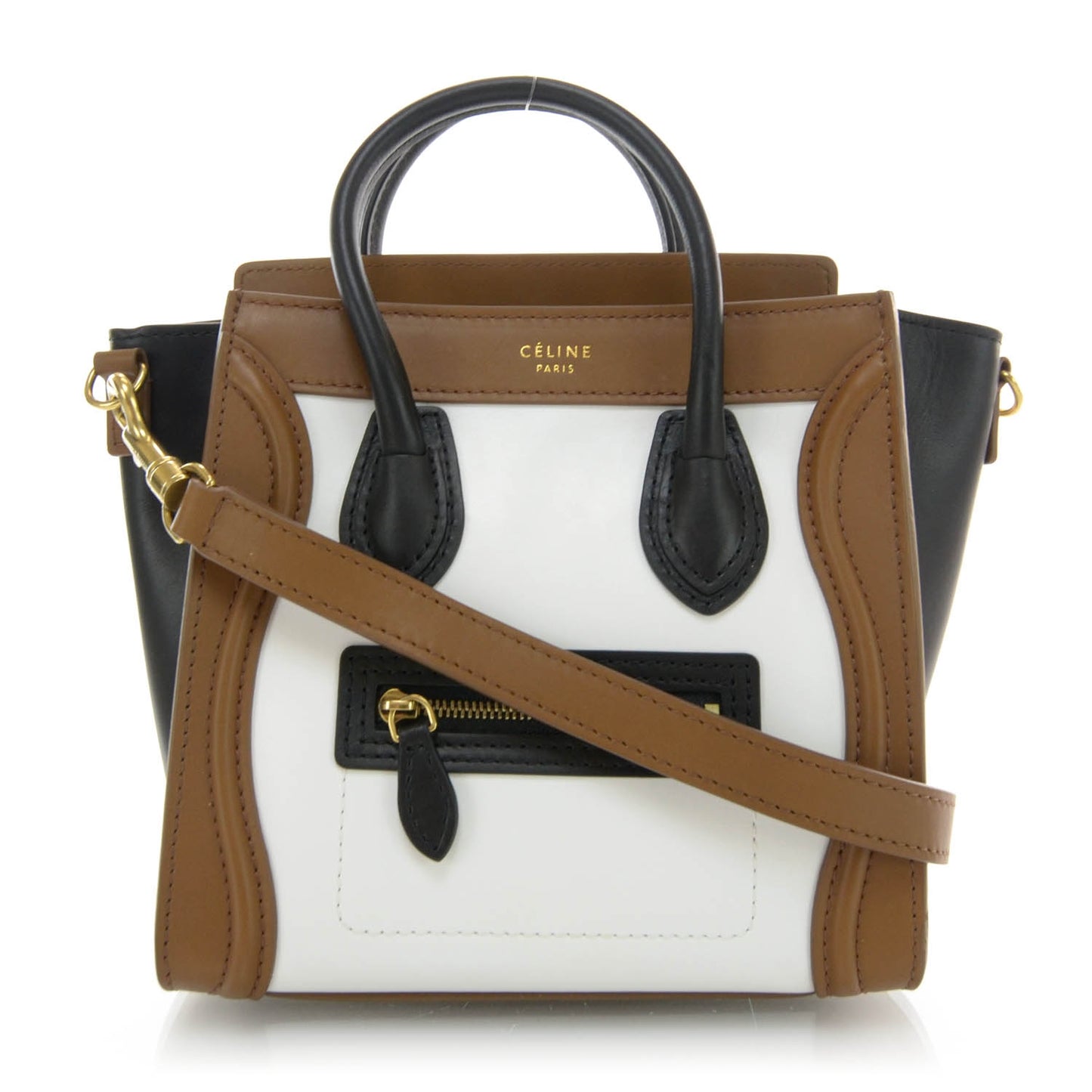 Smooth Calfskin Nano Tri-Color Luggage