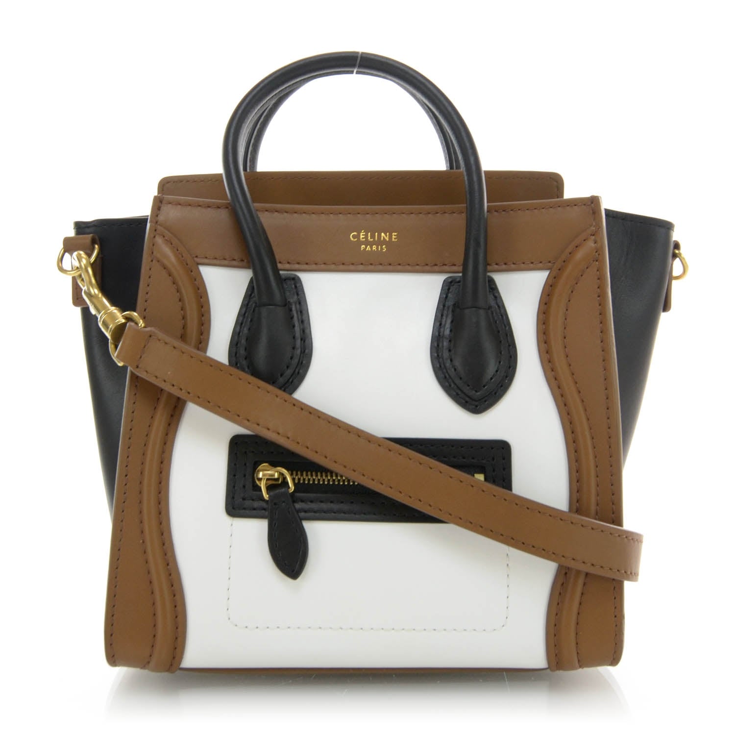 Celine Smooth Calfskin Nano Tri-Color Luggage 1 of 9