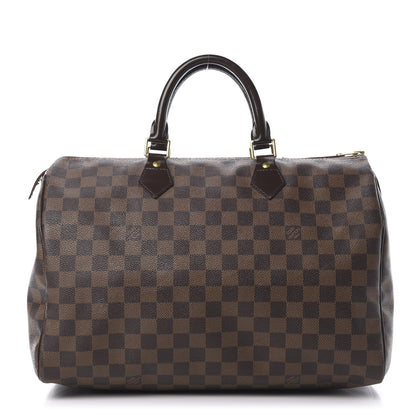 Louis Vuitton Damier Ebene Speedy 35 1 of 16