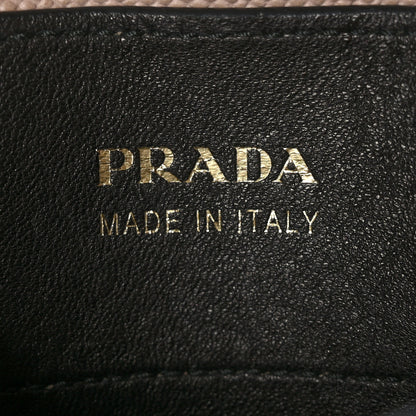 Prada Saffiano Cuir Small Double Bag Cammeo Black 7 of 13