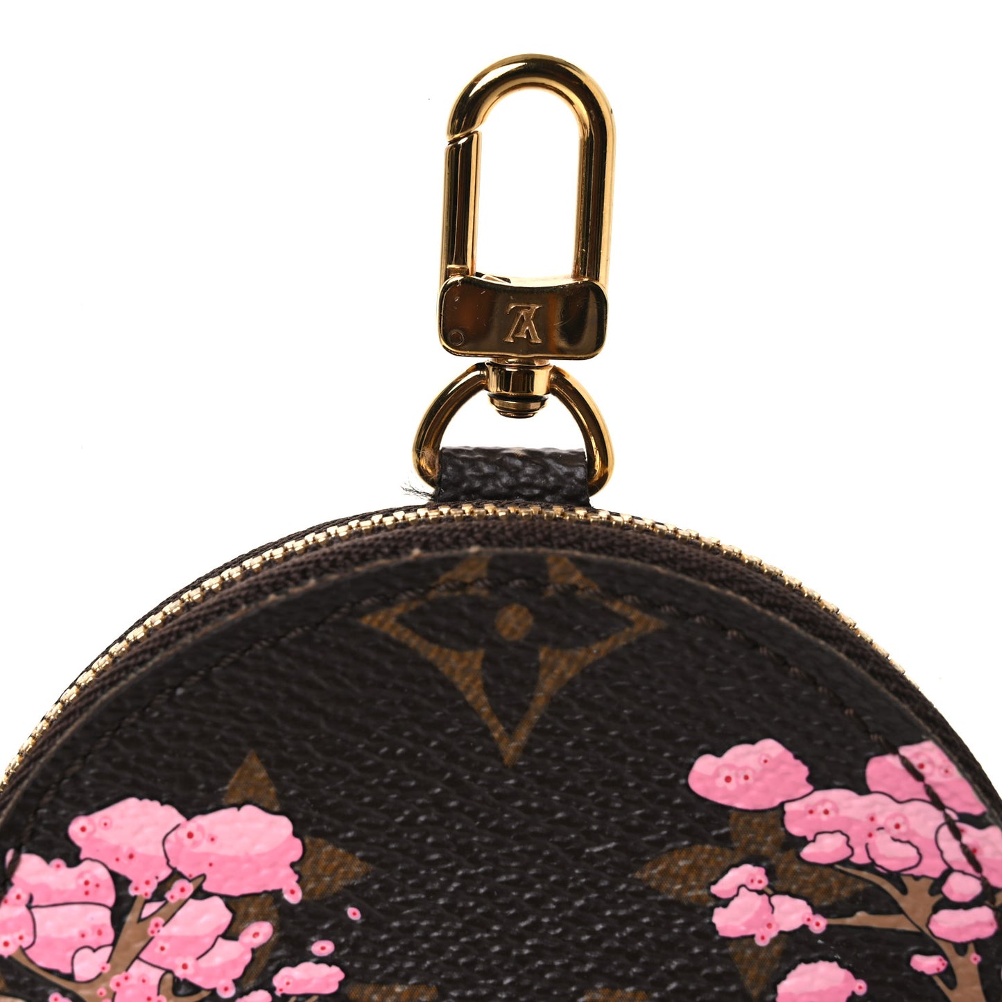 Monogram 2021 Christmas Animation Japanese Garden Round Coin Purse Wisteria Pink